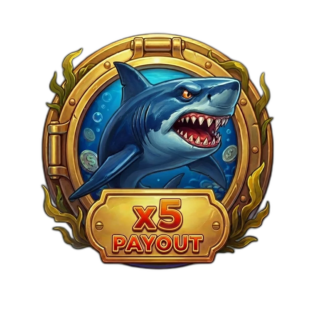 Símbolo premium Tiburón Azul de Razor Shark pagando hasta 5x