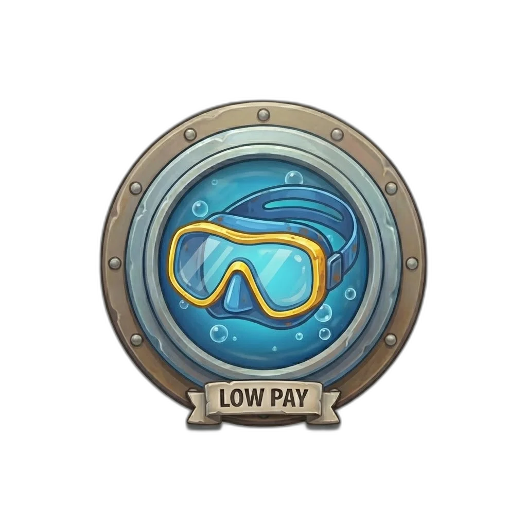 Símbolo Máscara de Buceo de Razor Shark