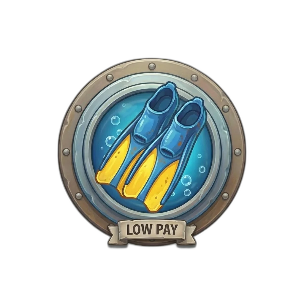 Símbolo Aletas de equipo de buceo de Razor Shark