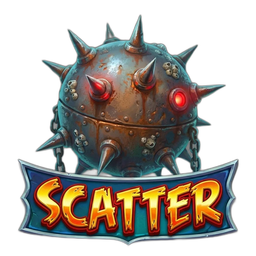 Símbolo Scatter Sea Mine de Razor Shark — 3 activan la ronda de Free Games